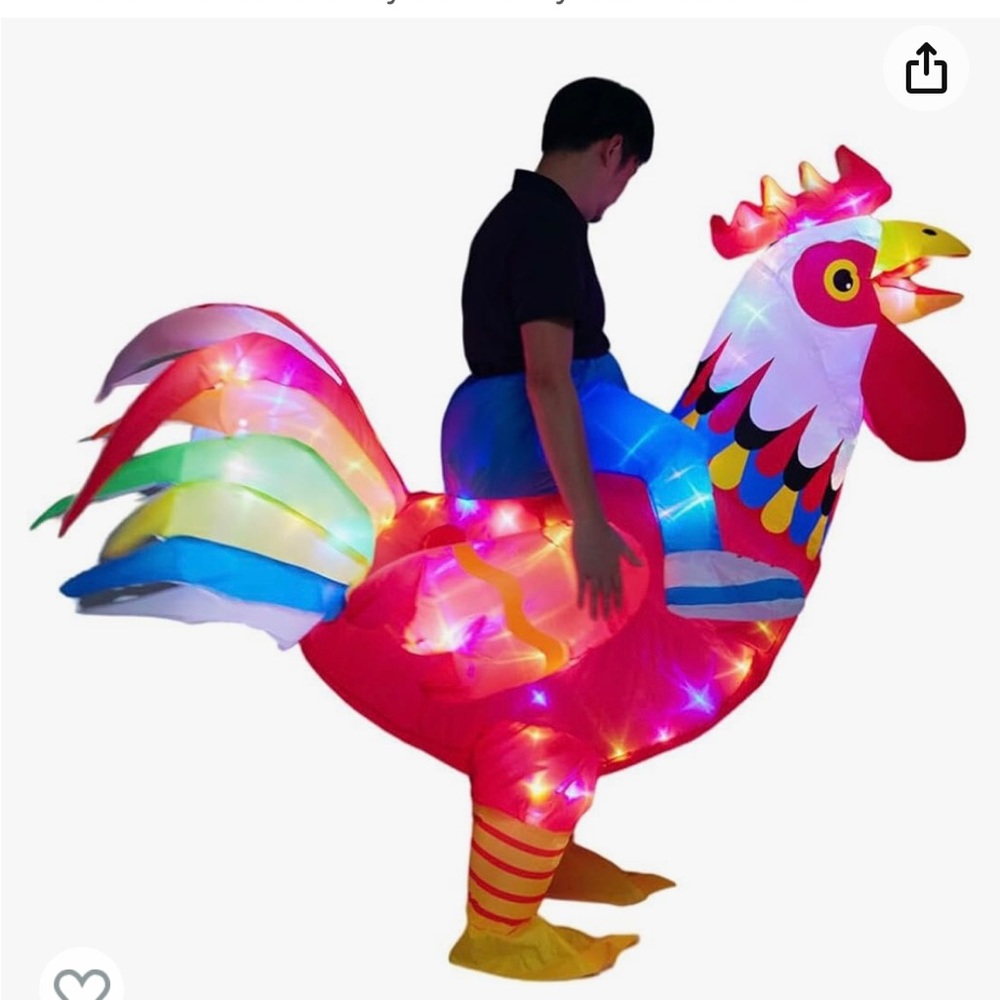 Rooster ๐ with LED lights - Picture 2 of 5